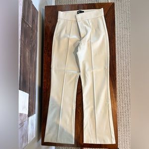 Zara- Faux Leather cropped pants